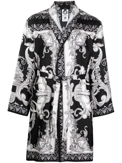 women's versace dressing gown|versace morning gown.